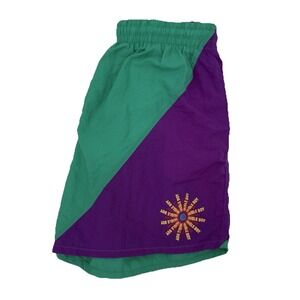 Vintage Bugle Boy Shorts Swim Trunks Mens Size XL Lined 90s Retro‎ Colorblock